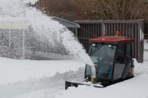 A snowblower in winter, Toro's Polar Trac is a zer turn mower in summer