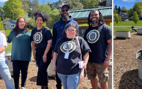 iUrban Teen and SPR staff at Earth Day event 2024