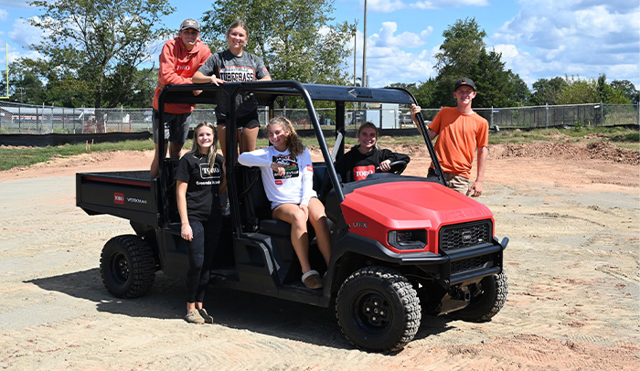 Brentsville Turf Toro Grounds Academy Breaks Ground